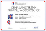 Cena ministerstva průmyslu a obchodu - OMYA a.s., závod Pomezí, Lipová-lázně